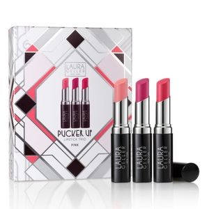Laura Geller Pucker Up Pinks Lipstick Trio